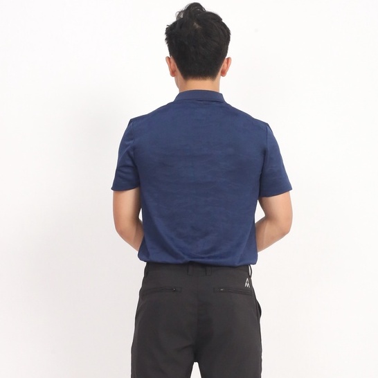 Áo Polo Nam Ngắn Tay Cổ Bo Dệt, Thoáng Khí, Thấm Hút Mồ Hôi, Nhanh Khô, Co Giãn Tốt, Không Bai Xù AM SPORT1 PLM212