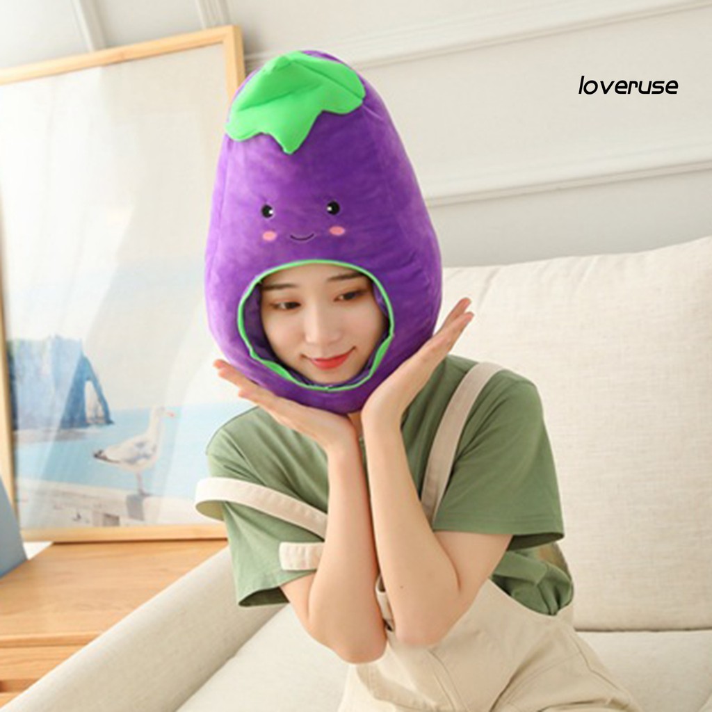 Mũ đội đầu hình hình trái cây nhồi bông thiết kế đáng yêu