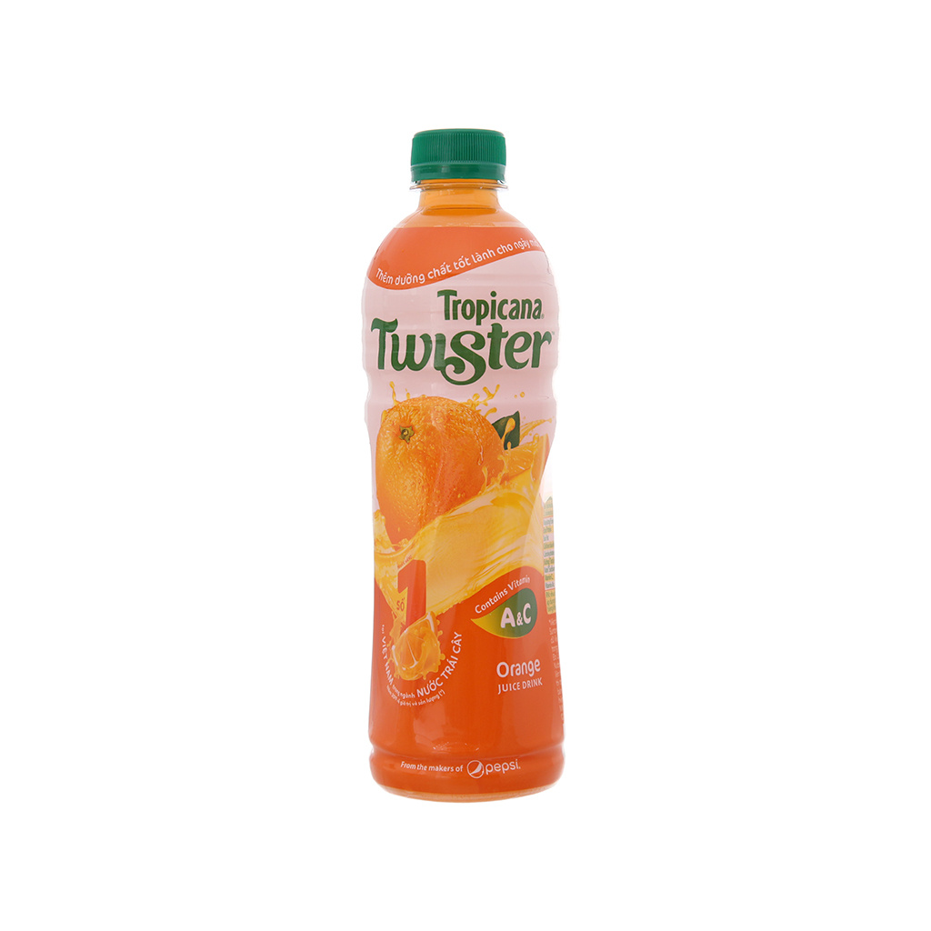 Nước cam ép Twister Tropicana chai 455ml