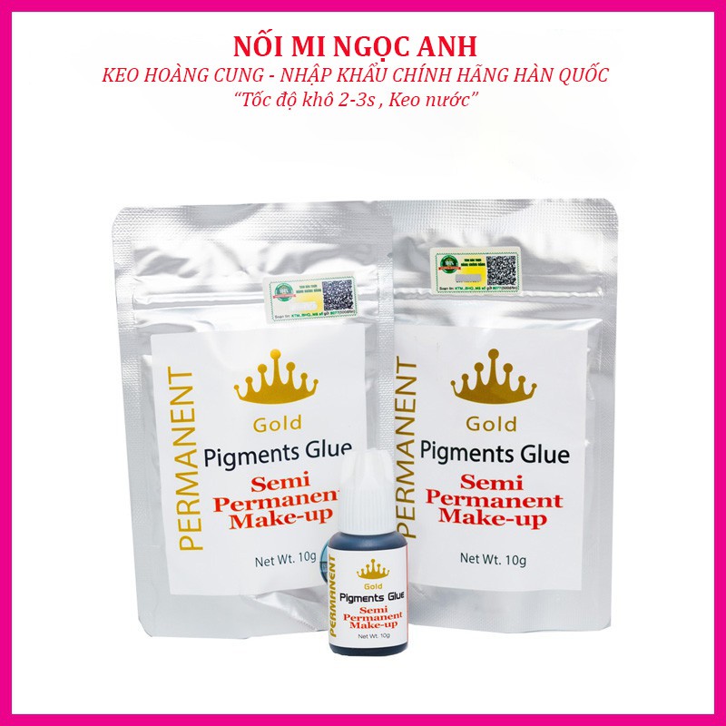 Keo vương miện, Keo nối mi Gold Pigment Glue, Keo nối mi Hoàng Cung