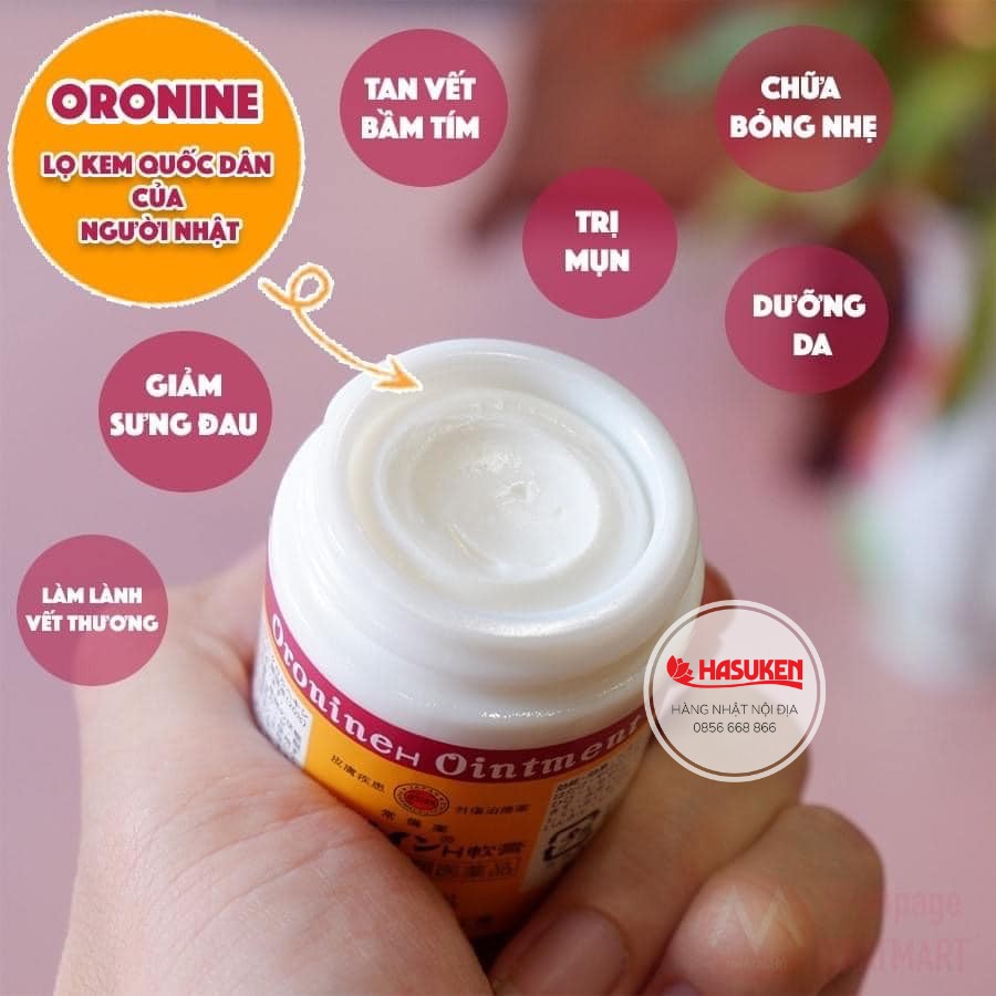 Kem Bôi Lành Vết Thương Oronine H Ointment Nhật Bản