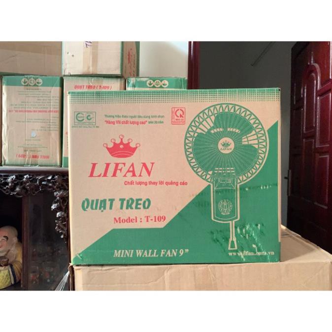 Quạt Treo Tường mini Lifan T-109 sải cánh D20cm, Nhỏ gọn,Chắc Chắn, Phù hợp cho Không Gian Nhỏ - Bảo Hành 12 Tháng. | BigBuy360 - bigbuy360.vn