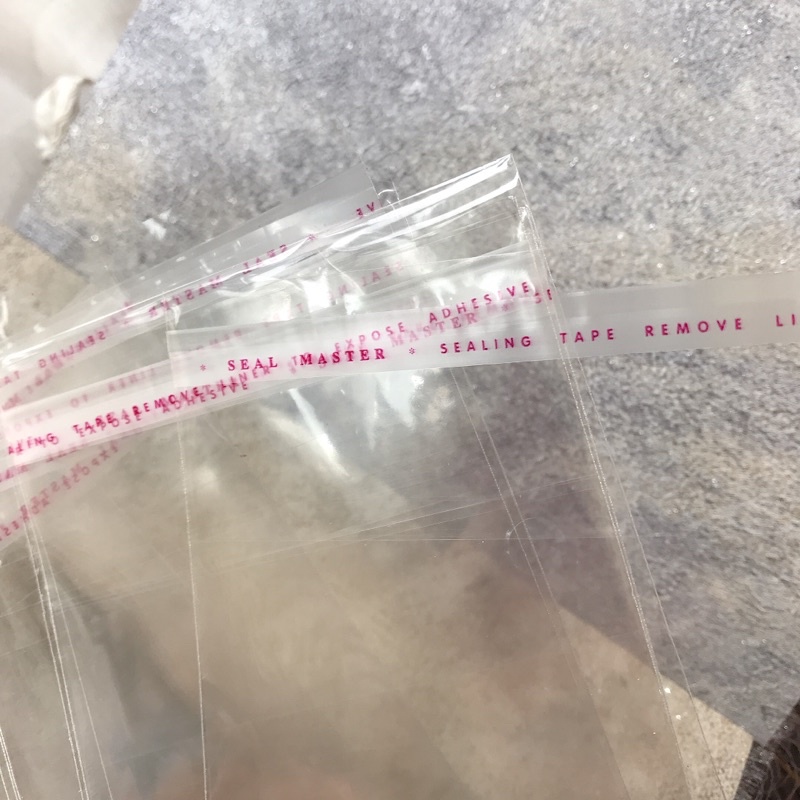 Túi bọc nail box , túi kính dán miệng nhỏ đựng phụ kiện nail box thiết kế julynails
