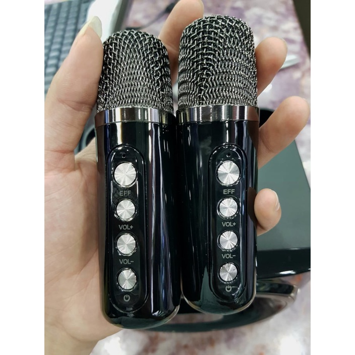 (Mới) Loa Karaoke Ys 207 Kèm 2 Mic - Âm Thanh Cực Hay - Loa Bluetooth Amply Loa Không Dây Hát Karaoke