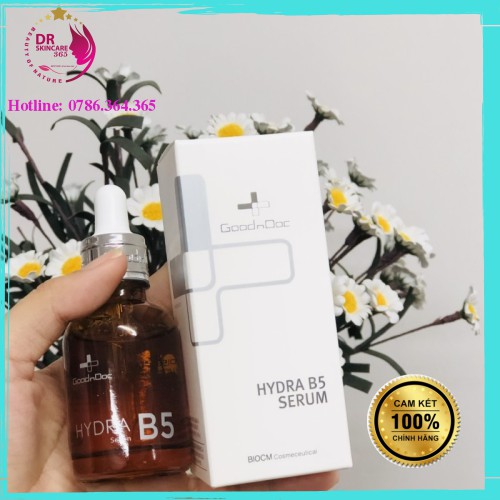[GoodnDoc]Serum dưỡng ẩm trắng sáng da, mờ thâm nám, cấp nước, chống lão hóa GOODNDOC HYDRA B5 30m