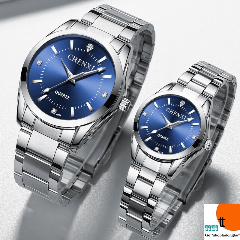 Đồng Hồ Nam Nữ Chenxi Mặt Tròn Thép Không Rỉ, Hàng Rất Chắc Chắn, Hàng Tốt.