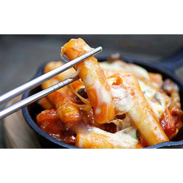 COMBO 1KG TOKBOKKI NẤU CHẢ CÁ HÀN QUỐC (bánh green kèm chả cá 200g sốt)