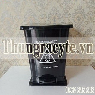 Thùng rác y tế 15 lít có đạp chân