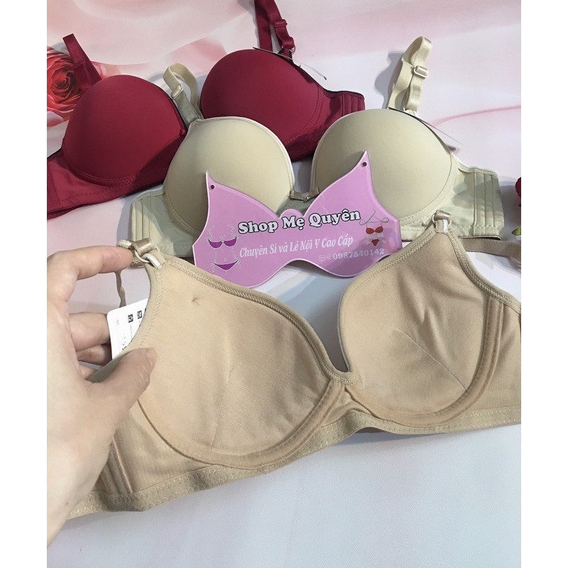 [HÀNG THÁI] Áo lót mút vừa không gọng phối viền siêu ôm ngực