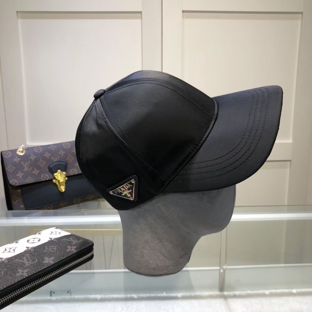 Mũ Lưỡi Trai Chống Nắng In Logo Prada Thời Trang Cá Tính Cho Nam Và Nữ