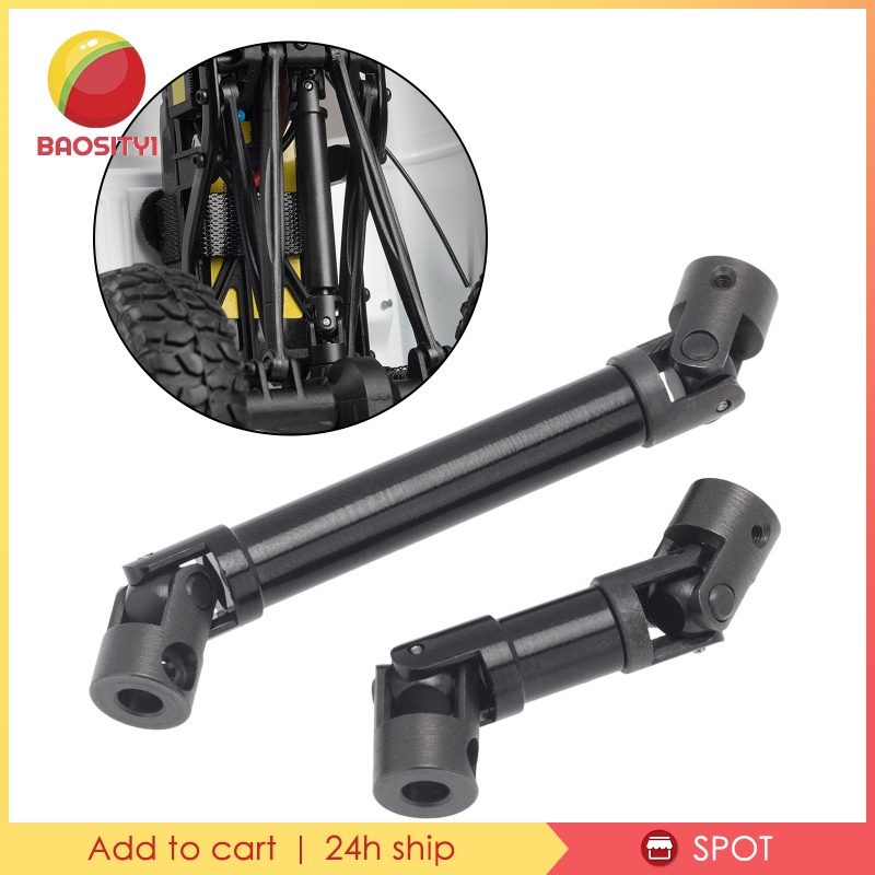 Bộ 2 Trục Truyền Động Trước / Sau Bằng Kim Loại Cho Mô Hình Xe Điều Khiển Từ Xa Axial SCX24 90081 1 / 24