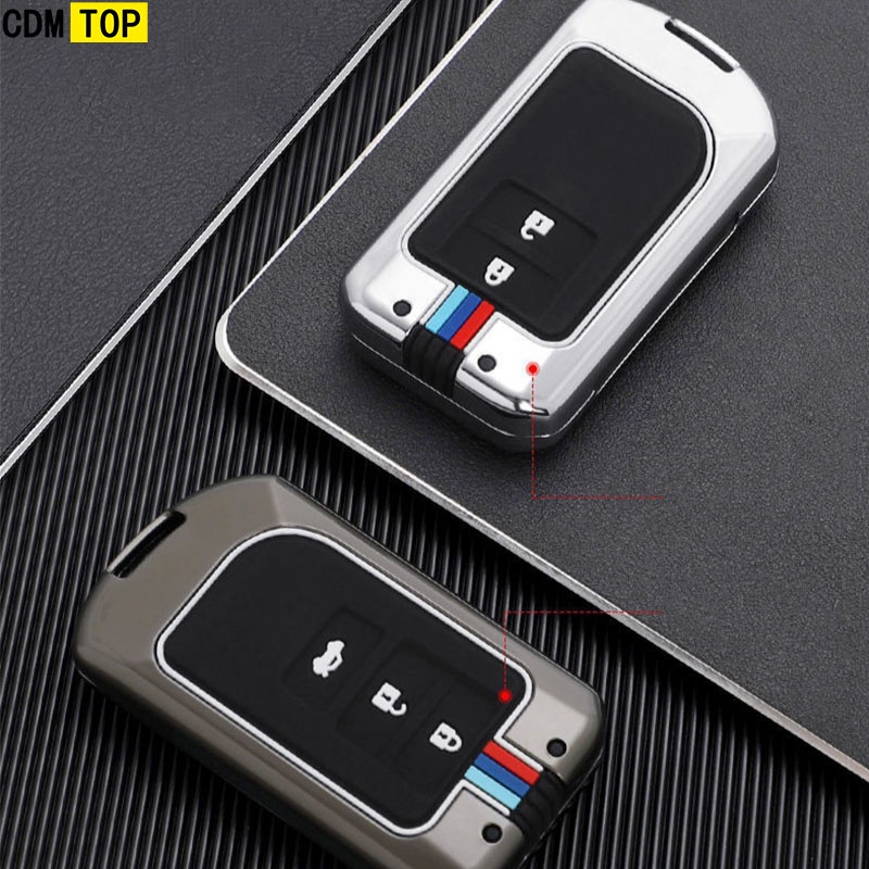 Ốp Bọc Chìa Khóa Bằng Kẽm Cho Toyota Vios 2014-2018 / Vios 2019-2020