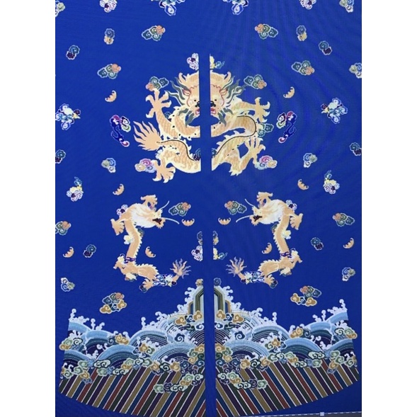 Áo rồng nam phối nhật bình nữ