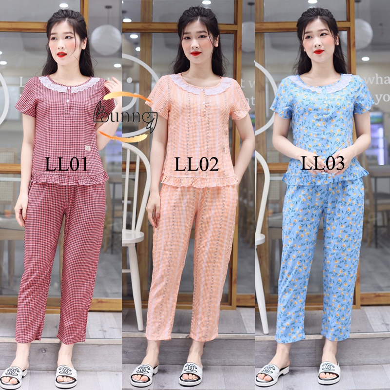 Đồ bộ mặc nhà chất tole lạnh nhẹ mát và mềm mịn