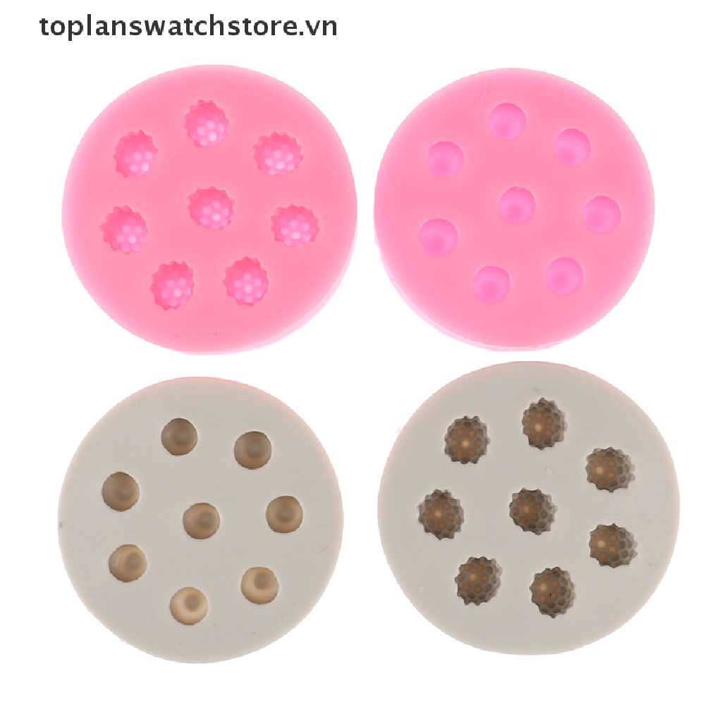 Khuôn Silicon Làm Bánh Hình Raspberry / Việt Quất 3D Độc Đáo