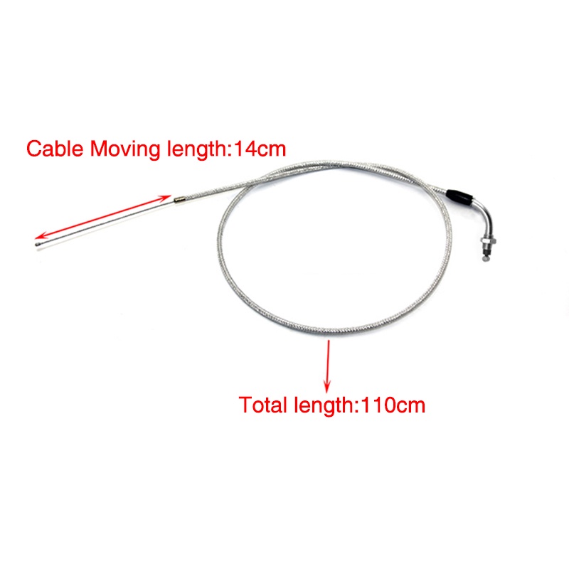 Tay Lái Xe Máy 7 / 8 "Kèm Dây Cáp Cho Dirt Pit Bike