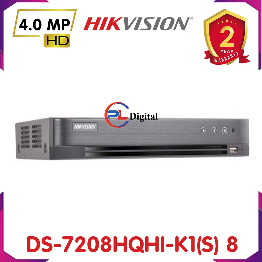 Đầu Ghi Hình TVI HIKVISION Thế Hệ Turbo 4.0 DS-7208HQHI-K1(S) 8 Kênh - Hàng Chính Hãng