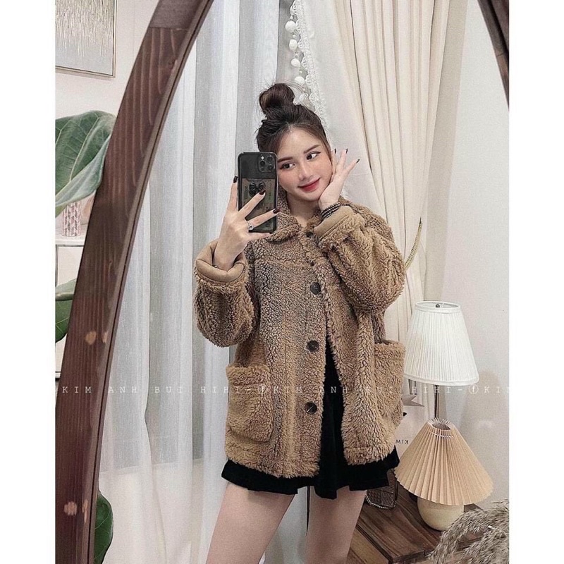[FREESHIP - HÀNG LOẠI 1] ÁO BÔNG CỪU CÓ LỚP LÓT DÀY DẶN