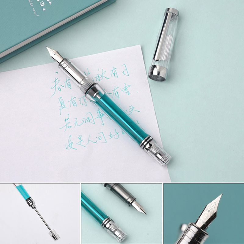 Bút Bơm Mực Trong Suốt Ngòi 0.38 / 0.5mm
