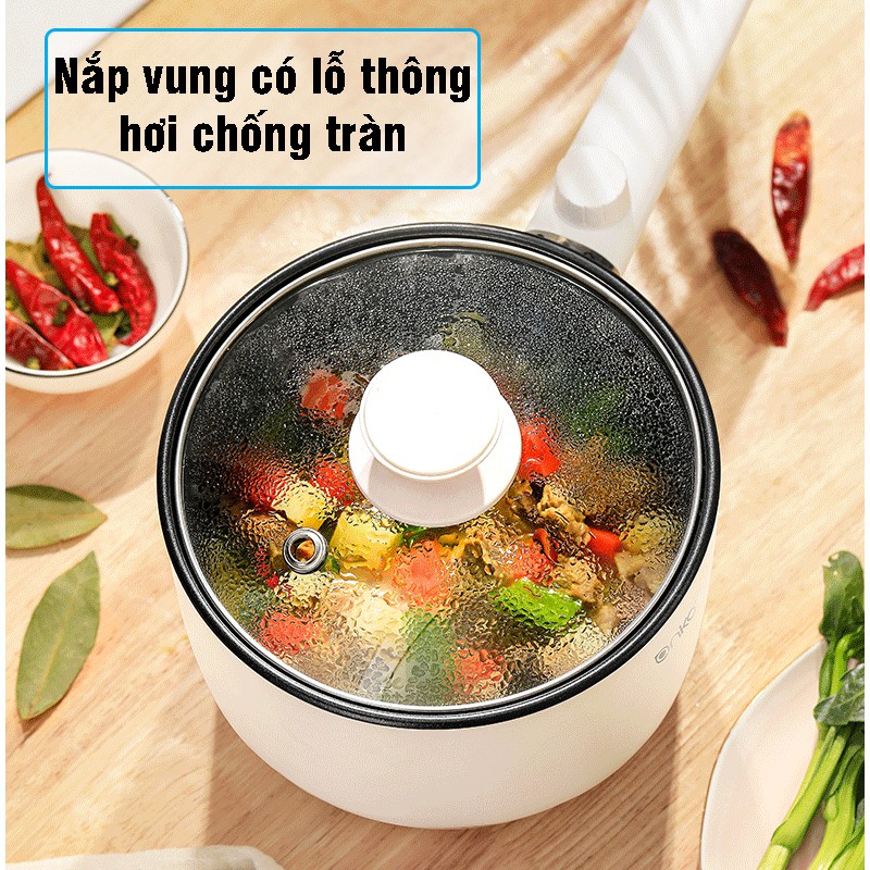 Nồi Nấu Lẩu Mini - Nồi Nấu Mì Cao Cấp Chống Dính Hiệu Quả Bảo Hành 12 Tháng Dung Tích 1,5L HB88