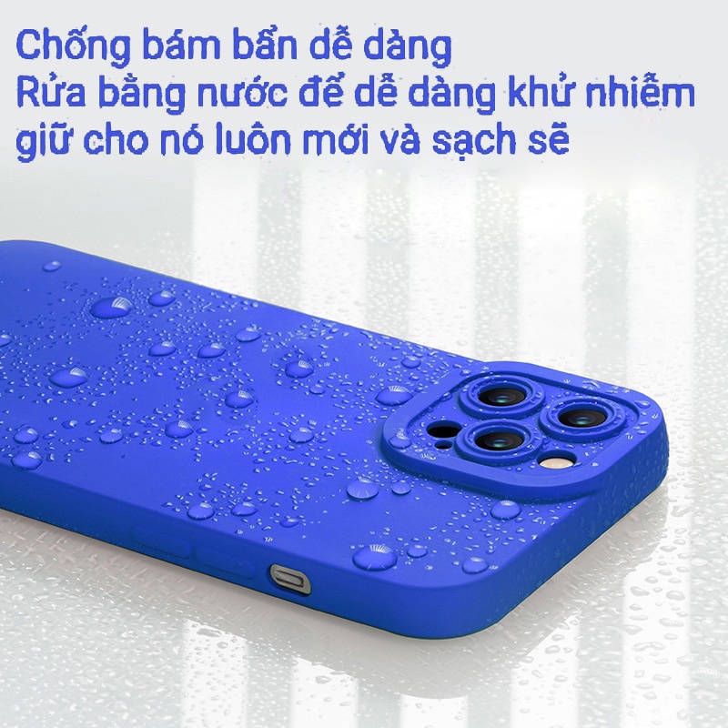 Ốp Điện Thoại TPU Silicon Chống Sốc Bảo Vệ Ống Kính In Hình Klein Cho iPhone 13 12 11 Pro Max 7 8 6 6s Plus SE 2020