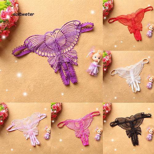 Quần lót lọt khe nữ dạng dây thiết kế hình bướm quyến rũ thời trang