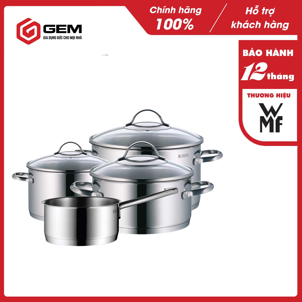 [CHÍNH HÃNG] BỘ NỒI WMF APARTO 4 MÓN