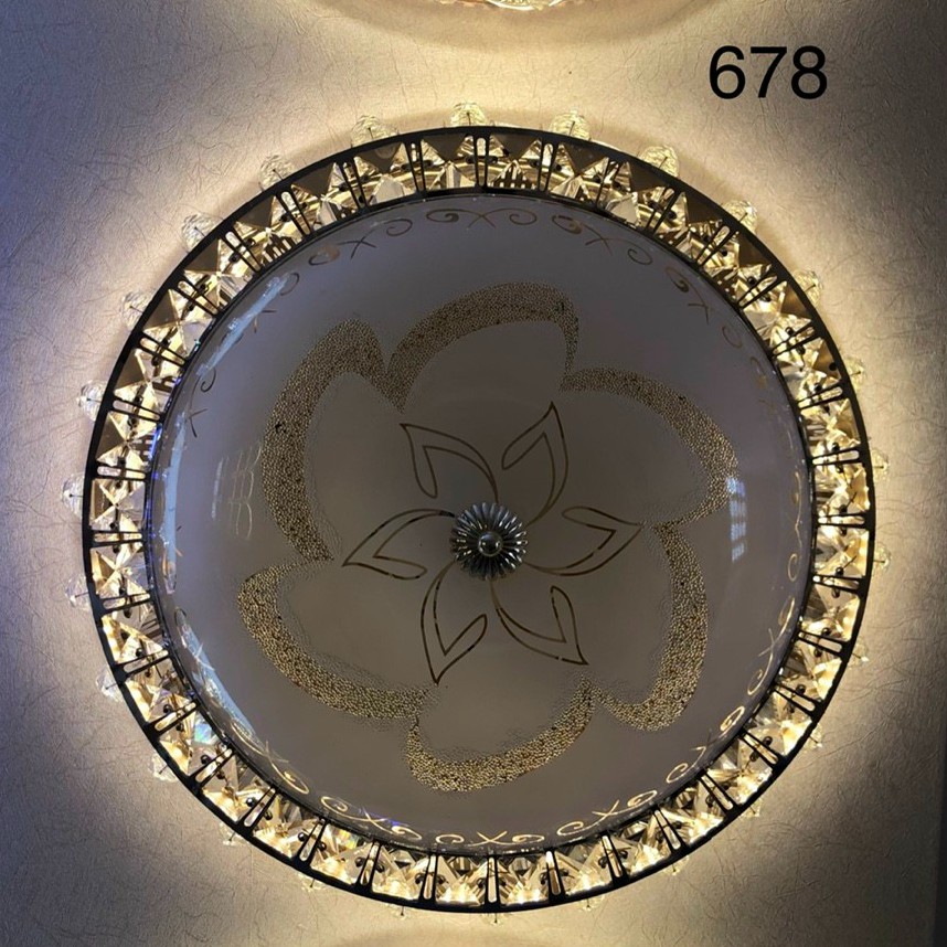 Đèn Led Ốp Trần Hiện Đại QTDOTP6012, Đèn Trần Trang Trí Phòng Khách/Phòng Ngủ