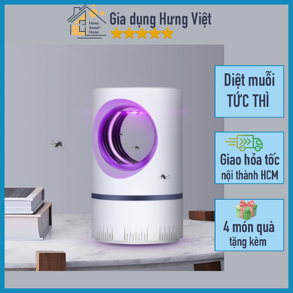 Đèn bắt muỗi, máy thu hút và diệt côn trùng thông minh, an toàn cho trẻ nhỏ, hiệu quả gấp 3 lần phương pháp thông thường