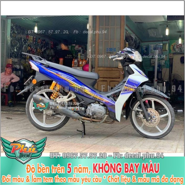 Tem rời Blade Trắng Xanh (X) -1