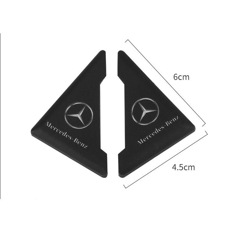 Set 2 Miếng Dán Góc Cửa Chống Va Chạm Cho Xe Hơi Toyota Honda BMW Audi Hyundai Nissan Benz Chevrolet