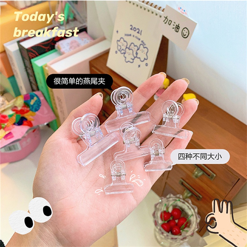 Kẹp Cố Định Miệng Túi Snack Bằng Nhựa Trong Suốt Sáng Tạo Đa Năng Tiện Dụng F929