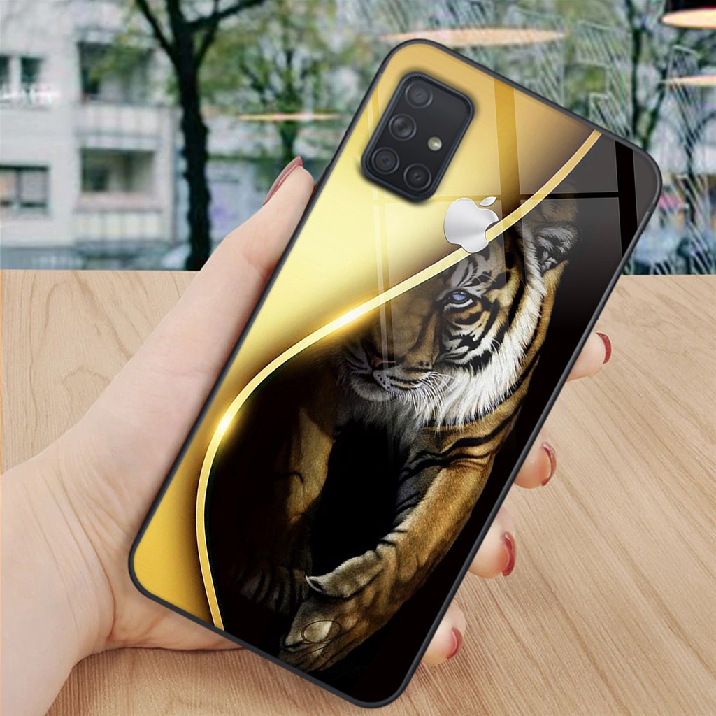Ốp lưng kính CƯỜNG LỰC điện thoại SAMSUNG A51 - A71 in hình rồng sói Doremist | BigBuy360 - bigbuy360.vn