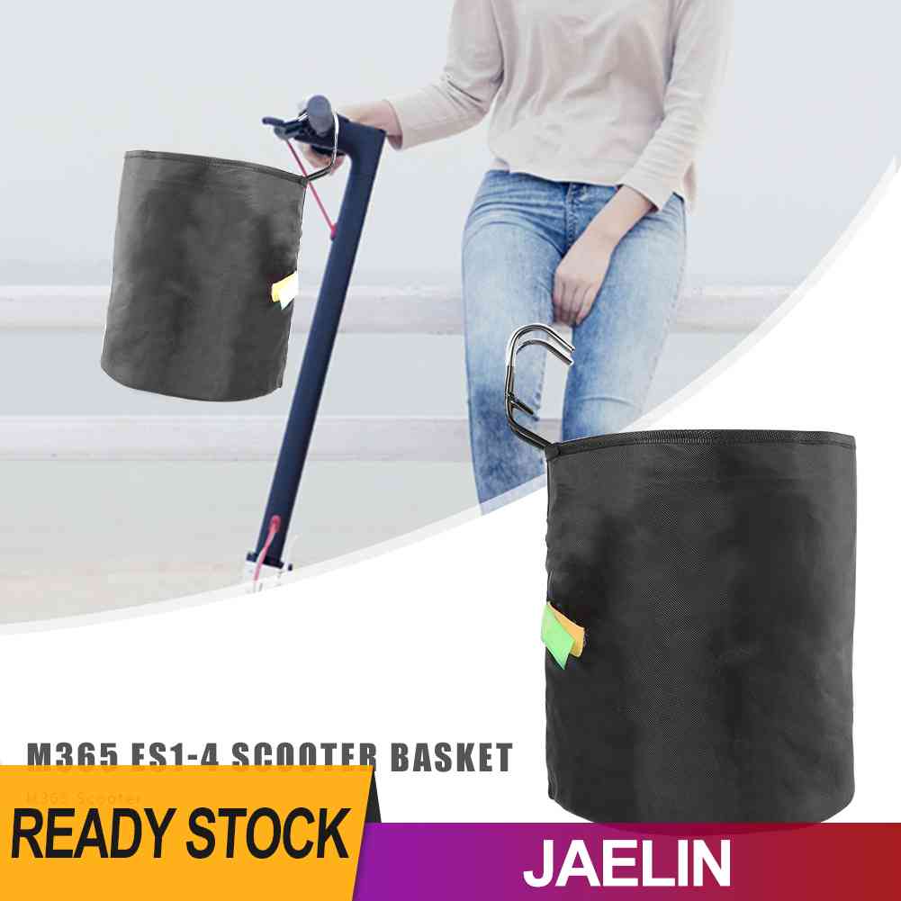 ♚Hàng Có Sẵn♚Giỏ Đựng Đồ Màu Trơn Gắn Tay Lái Xe Đạp Scooter M365 Ninebot ES1-ES4