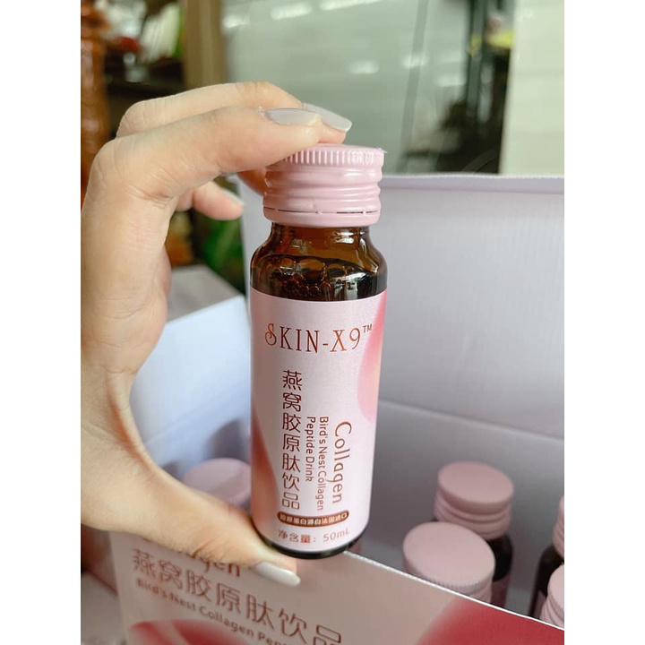 Nước Collagen Skin X9, Hàm Lượng Collagen Gấp X5, Hỗ Trợ Giảm Nám, Tàn Nhang.