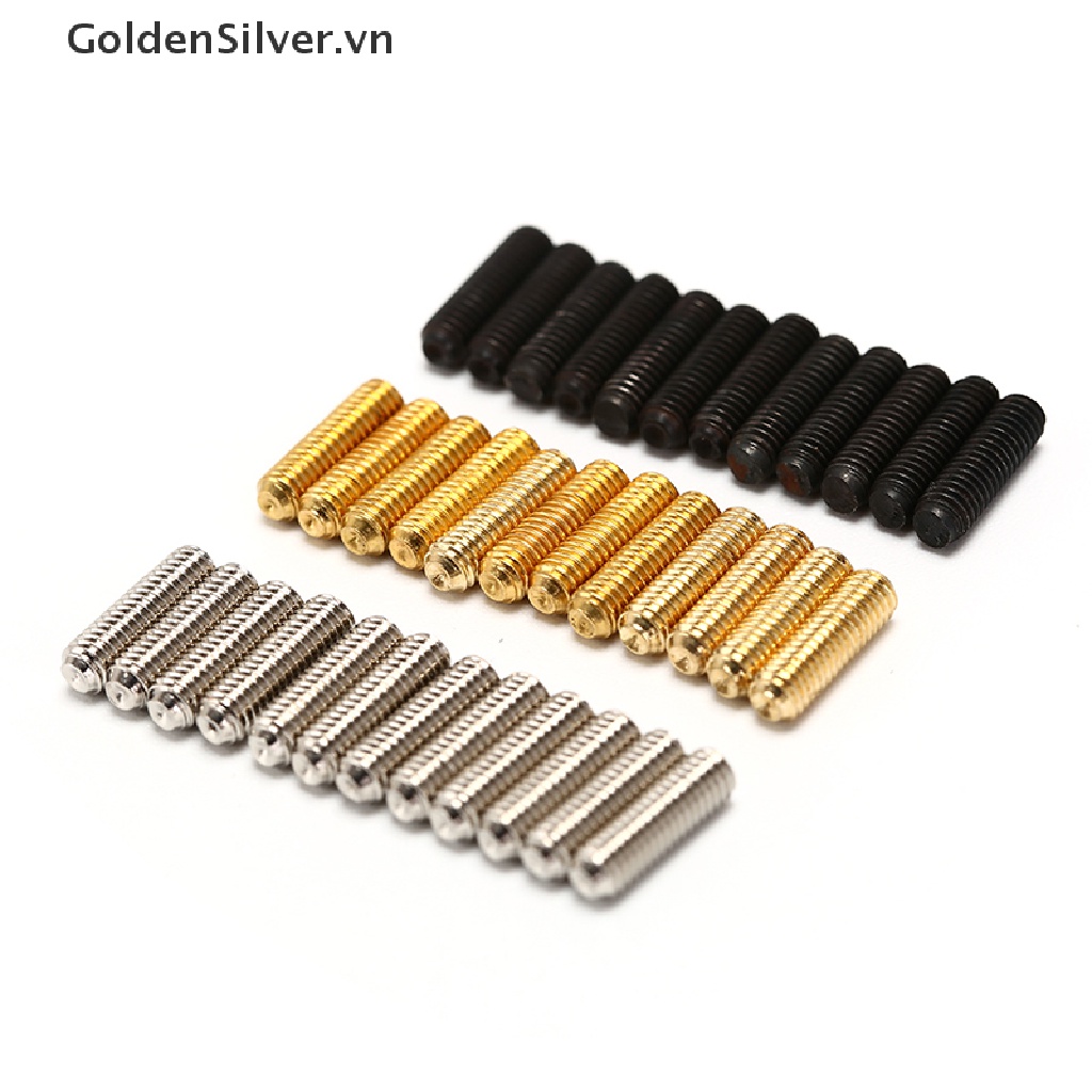 Bộ 12 Ốc Vít Đầu Lục Giác Cho Ngựa Đàn Guitar Bass Điện