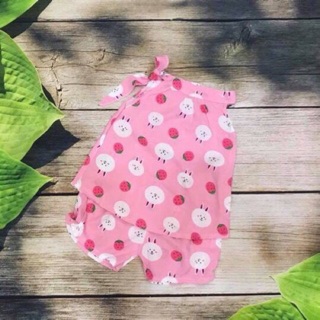 Bộ lanh yếm cho bé gái
