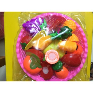 Bộ cắt hoa quả nhựa đẹp có dính dành cho bé ở mọi lứa tuổi
