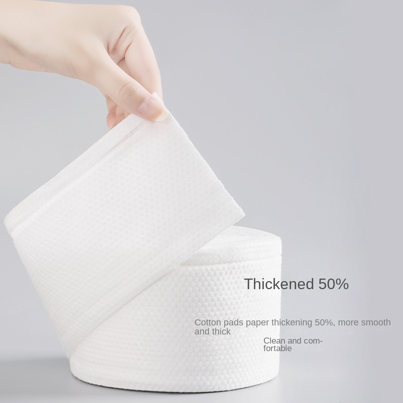 Cuộn Khăn Giấy Cotton Mềm Dùng Một Lần Để Tẩy Trang