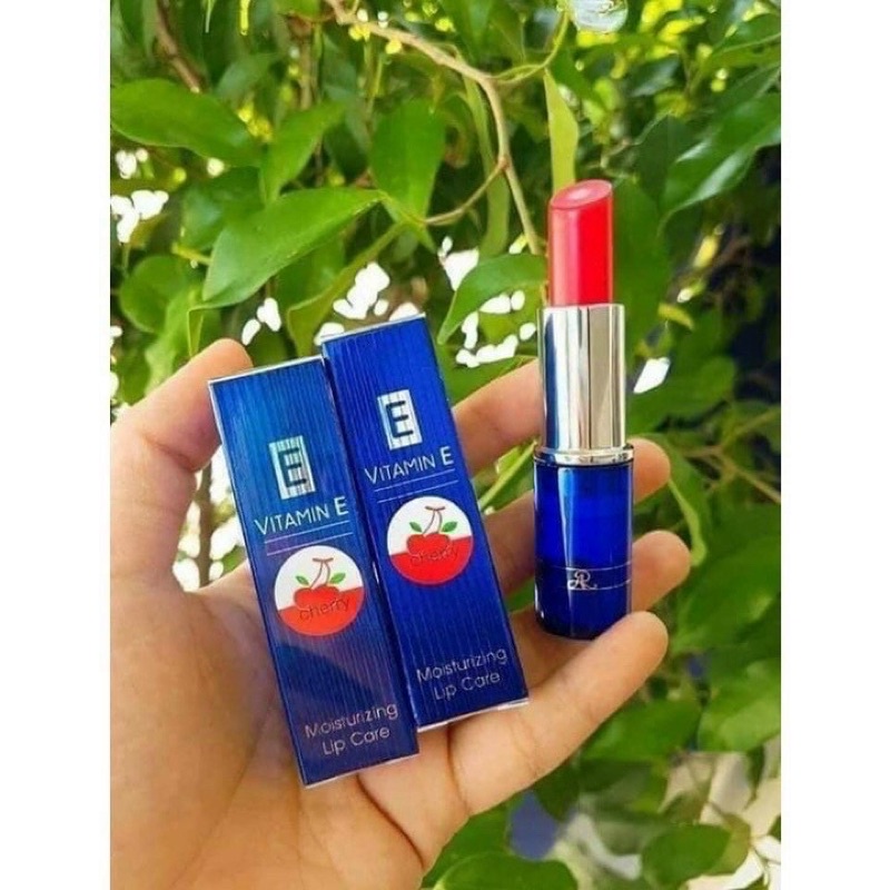 Son dưỡng môi Vitamin E cherry Thái Lan