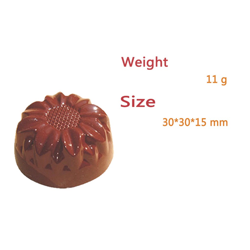 2190 - Khuôn socola bonbon hình hoa hướng dương