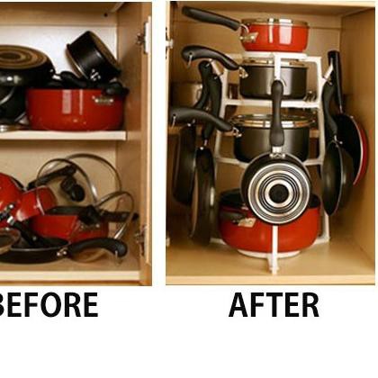 Giá Đỡ Chảo Chiên 4 Tầng Tiện Dụng | BigBuy360 - bigbuy360.vn