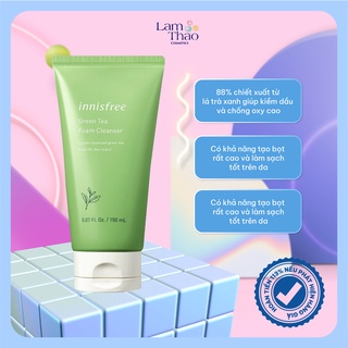 Sữa Rửa Mặt Innisfree Green Tea Foam Cleanser 150 ml
