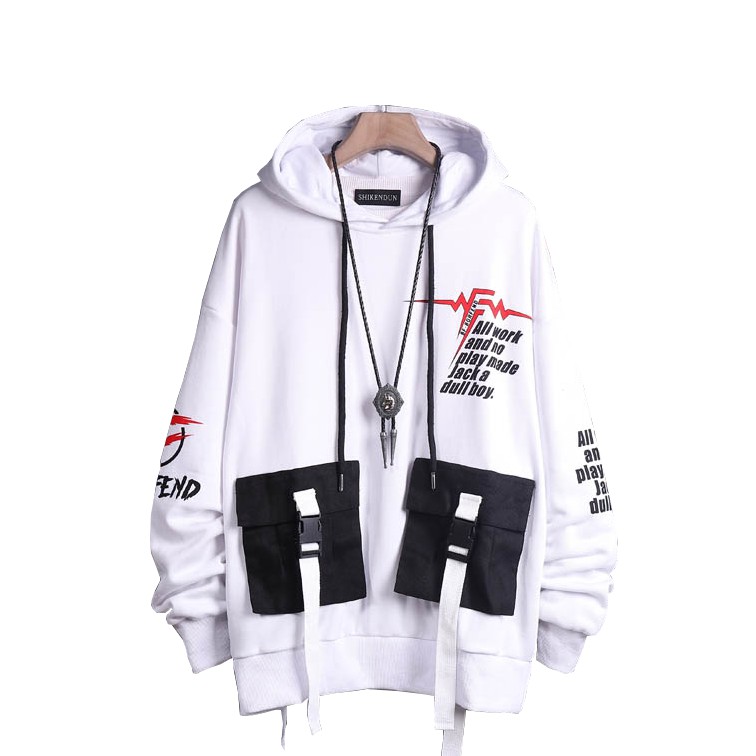 Bộ Đồ Nam Chất Thun Áo Hoodies Túi Hộp BORFEND Kết Hợp Quần Jogger Phối Dây Chữ Trẻ Trung Thời Trang SET NAM 9000087