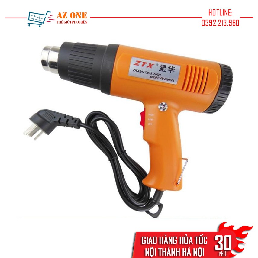 Máy Khò Nhiệt, Màng Co, Đóng Seal, Thổi Hơi Nóng 1500W (Có Điều Chỉnh Nhiệt)