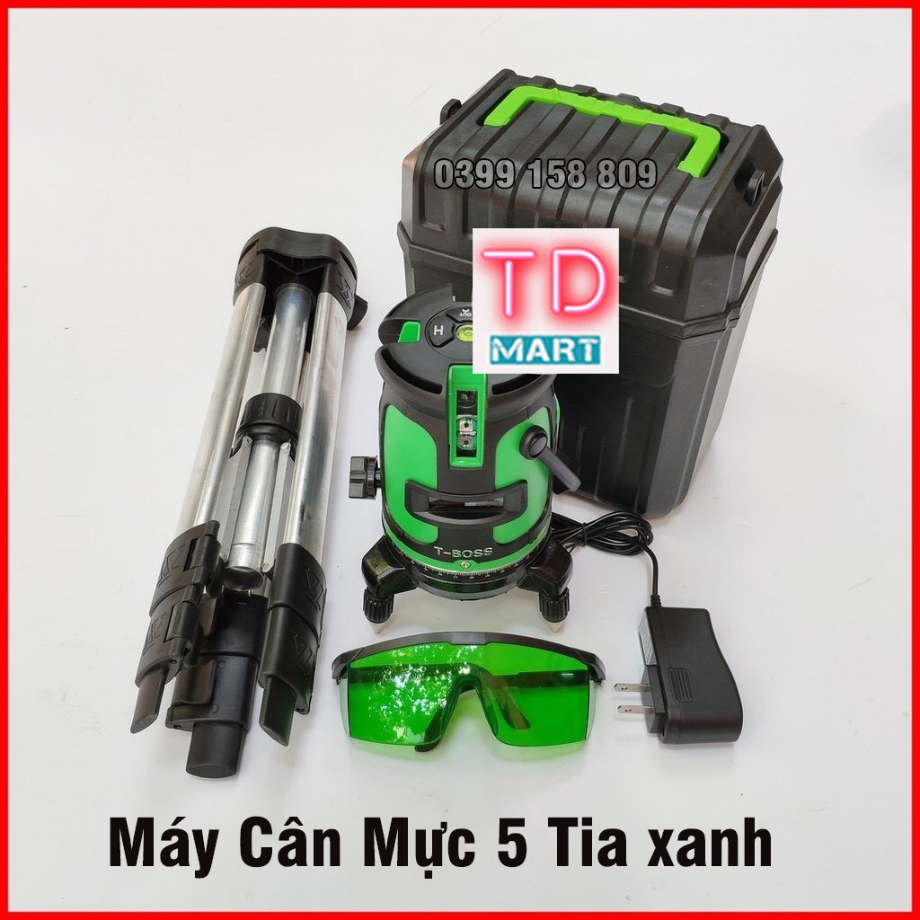 [ FREE SHIP ] Máy cân bằng laser bắn cốt 5 Tia xanh siêu sáng, nhìn rõ ngoài trời