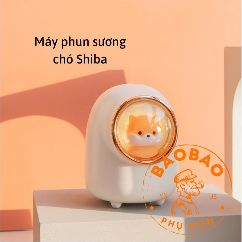 Máy phun sương máy phun tinh dầu chú chó shiba cực đẹp và chất lượng cao