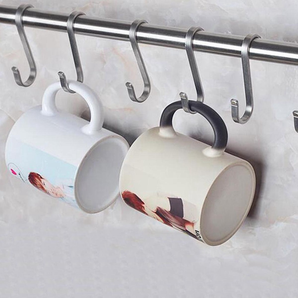 Set 10 Móc Treo Đồ Đa Năng Bằng Thép Không Gỉ
