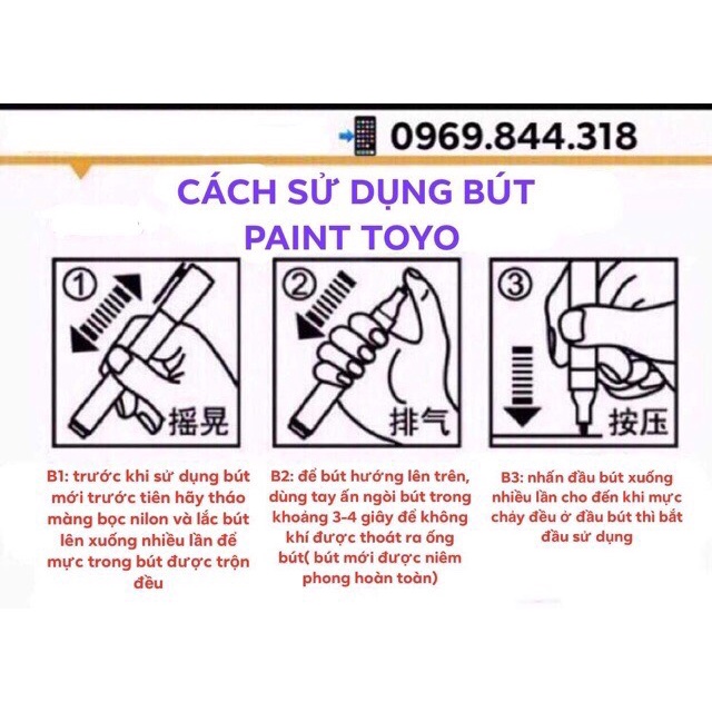 Bút sơn TOYO, bút TOYO paint market SA101