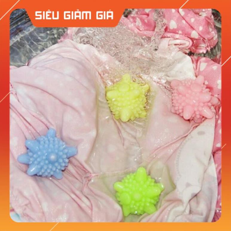 Sale sốc -  Combo 10 quả cầu gai cao su giặt đồ - (HCM)